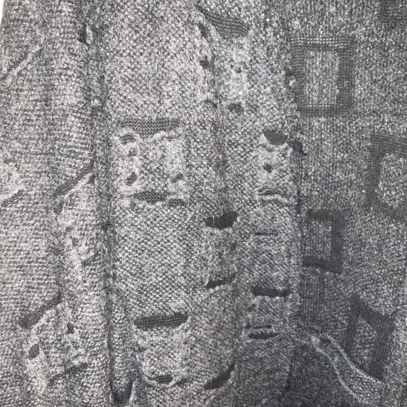 J Jill Artistic Oversized 3button Charcoal cardigan On Line Exclusive  2X 3X EUC - Picture 4 of 10